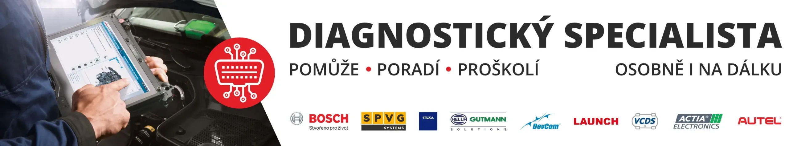 Banner pro služby diagnostika